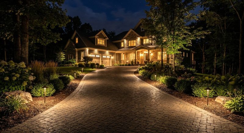 Driveway Lighting Installation in Heber City, UT